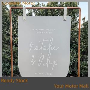 Excellent Ready Stock Party Banner Leather Lanyard Wedding Sign Hanging Strap Event Display Sign Hanging Belt