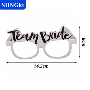 SHNGki Bachelorette bên giấy kính Rose Gold đội cô dâu trắng cô dâu được đám cưới