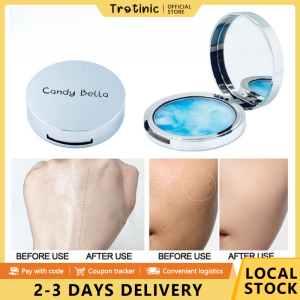 Trotinic  Candy Bella Makeup Setting Powder Oil Control Natural Waterproof Delicate Skin Friendly Makeup Effect Jelly Compact Powder Brighten Skin Pore Minimizing Concealer Pressed Powder