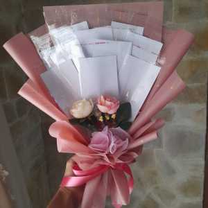 BUKET UANG KOSONGAN ISI 10 SLOT SOVENIR PERNIKAHAN MURAH/ HADIAH WISUDA