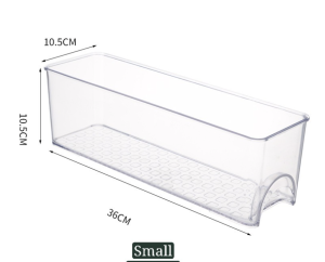 ReTouch Acrylic Drawer Style Refrigerator Box Pull Design TransparentSorting Clear Container for Fresh Food KC2364