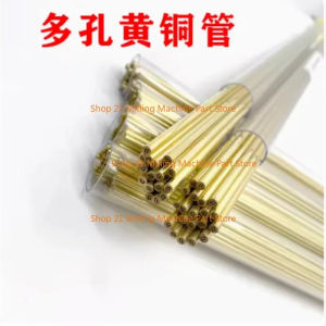 Multi Hole Brass Copper Tube 500mm EDM Drilling Machine Wire Cutting Accessories Slow Running Electrode Consumables Piercing