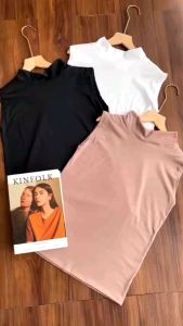Inner Manset Buntung Wanita / Manset Kaos Tanpa Lengan / Inner Turtleneck [COD]
