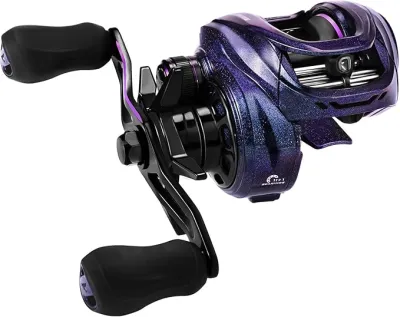 KastKing Royale Legend Pro Baitcasting Reels - AutoMag Dual Braking System Fishing Reel Arch Resistance Control 16 Lbs Carbon Drag 5.5oz Lightweight 8.0:1 Gear Ratio 11 + 1 Stainless Steel