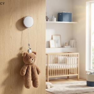 GY🌠🌠🌠 Automatic Retractable Towel Rack Wall Mounted Self Adhesive No Drill Easy Installation for Bathroom and Kitchen