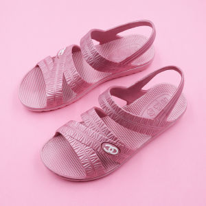 [Free Shipping] New Spring/Summer Womens Soft Sole Slip-On Sandals Non-Slip Flat Plastic Nurse Work Shoes Comfortable for Feet