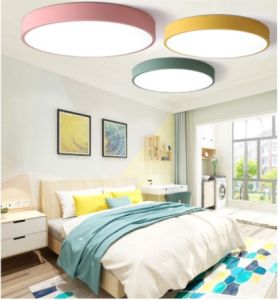 YHLAMP Nordic Minimalist Macaron Ceiling Light Led Light For Living Room Restaurant Aisle Tricolor Lights