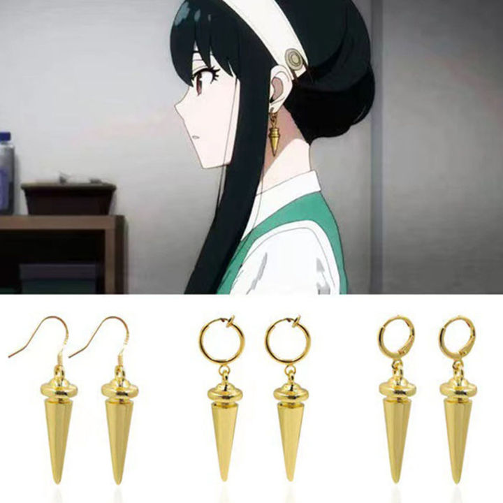 Demon Slayer Tanjiro Anime Earrings Kimetsu No Yaiba Hanafuda Clip on  Earrings | eBay