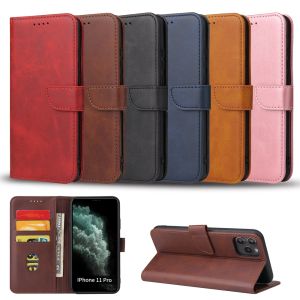 For Xiaomi Redmi Note 11 10 9 8 7 Pro Max / Note 10 5G / Note 11S 10S 9S Phone Case Leather Wallet Card Slot Couples Flip Cover Casing