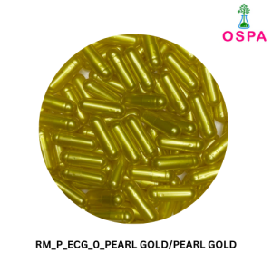 1000pcs Size 0 Pearl Gold/Pearl Gold OSPA High Quality Empty Gelatin Capsule