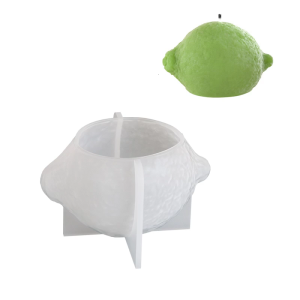 Flexible Silicone Mold for 3D Lemon Shape Scented Soap Making Chocolate and Home Crafting Epoxy Resins Mould