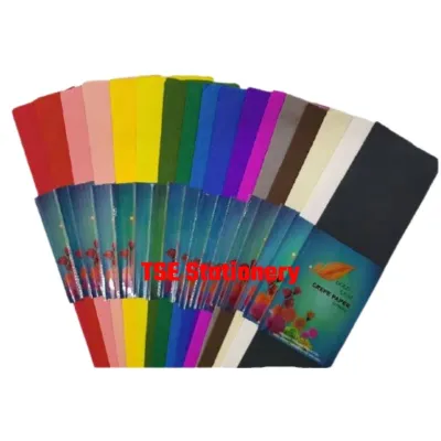 75x50cm GOLD LEAF Crepe Paper Colours Kertas Jagung Kertas Bunga Telur Craft Paper / ART KIDS Kraft Seni