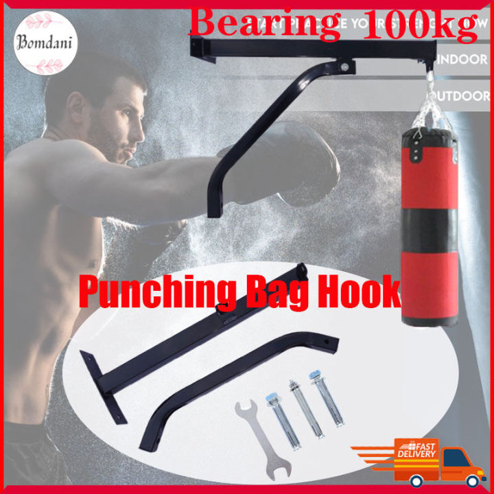 【Loadbearing 100kg】 Punching Bag Hook Wall Bracket Boxing Punch Bag