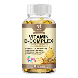 Vitamin B Complex Capsule With B1 B2 B3 B5 B6 B7 B9 B12 Folic Acid & Biotin Help Innutrition Reduce Stress &Anxiety Help Nervous2026
