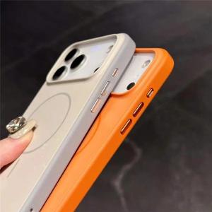 Hit Color Frosted for Magsafe Case for iPhone 17 17Pro 17 Pro Max 17Air Wireless Charging Hybrid Shockproof Hard Cover