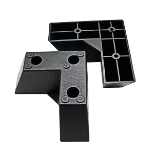 4pcs/set L SHAPE SALA SET FOOTINGS -Three Holes Sofa Footings