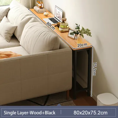Side Table Narrow Table Bed Side Table Nordic Living Room Bedroom Kitchen Bedside Sofa Side Storage Rack Long Table