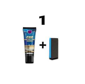 น้ำยาลบรอยขีด ครีมลบรอยขีดรถ น้ำยาลบรอยลึกๆ ฟรีฟองน้ำขัดเงา 1ชิ้น ใช้งานง่าย ซ่อมรอยขีดข่วนรถง่าย เหมาะกับสีรถ