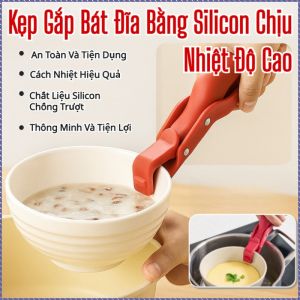 bộ tháo đĩa có thể rửa bằng máy rửa chén kẹp chống trượt và chống bỏng nâng cấp mới có thể cầm bằng một tay