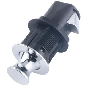 ตัวล็อคผลักเพื่อเปิดฝังแบบกลม Zincs แบบฟลัชเมลตู้ล็อกอัลลอยด์แบบไม่ใช้กุญแจลูกบิดปุ่มกดสำหรับตู้ลิ้นชักและล็อคแบบฝัง