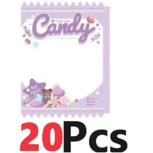 20Pcs Kawaii Ita Bag Cartoon PVC Transparent  Sleeve Badge Protector Case  Wuthering Waves Elysia Tian Guan Ci Fu Xie Lian Hua Cheng