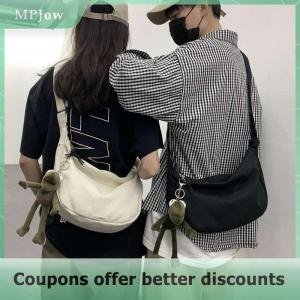 【MPJow】 Canvas Crossbody Bag Large Capacity Hip-Hop Street Style For Both Men And Women