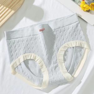 3/1PCS Womens Antibacterial Briefs Cotton Leak Proof Comfortable Briefs Hip Lifting lax Panties