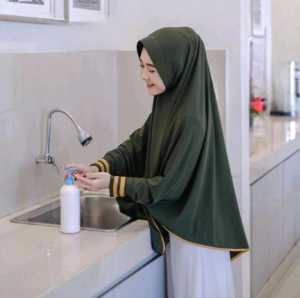 DISCON Hijab saku tangan hijab lengan panjang kerudung tangan panjang jilbab lengan panjang terbaru.