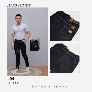 Celana Jeans Panjang Pria Dewasa Pensil Skinny Slim fit Stretch Street