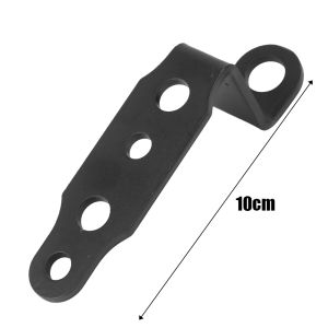 【Pphha】2Pcs Motorcycle LED Headlight Bracket Rearview Mirror Lamp Spotlight Extension Holder Clamp Motorbike Scooter Accessories