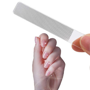 Professional Durable Nano Glass Nail Buffer File Shiner Manicure Files Nail Art Glass Buffer Polishing Granding File Buffing Kit With Transparent Box