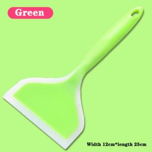 Pizza Spatula Kitchen Scraper Silicone Cooking Turner Pancake Shovel Non-Stick Beef Meat Wide玉子烧硅胶铲宽口披萨铲硅胶锅铲牛排不粘锅烹饪铲