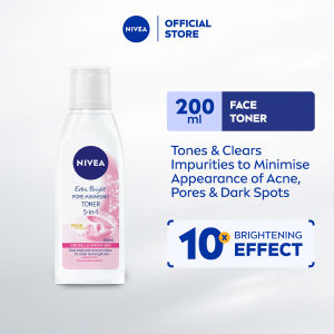 NIVEA Extra Bright Repair Pore Minimising Toner 200ml / Cleanser / Pencuci Muka
