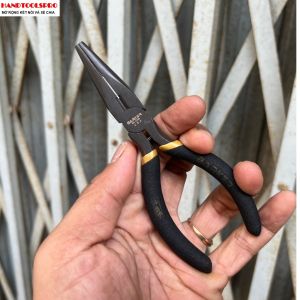 Kìm nhọn cán đen 4-1/2 inch BARKER 95-104B (có lò xo)