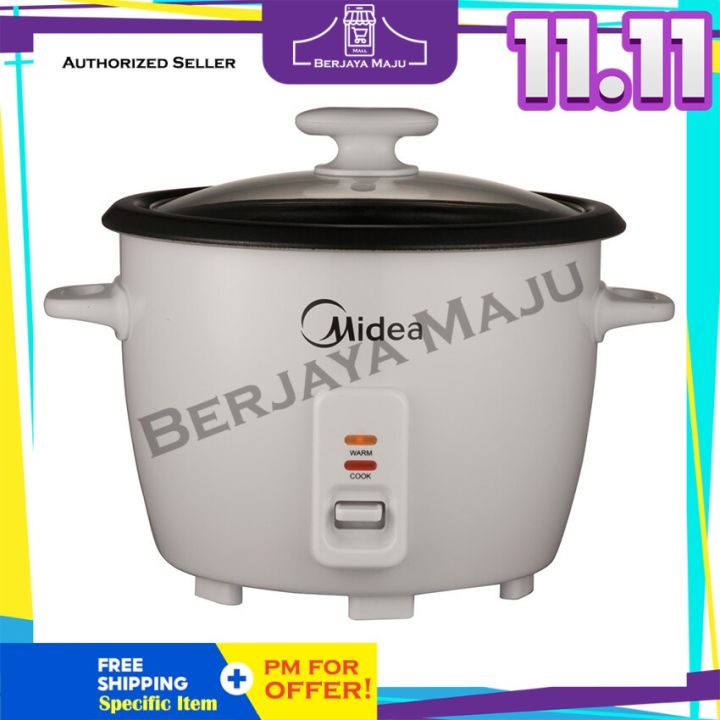 Midea 0.6L Rice Cooker MGGP06B Lazada