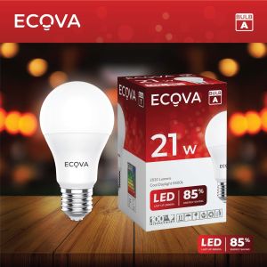 LAMPU BOHLAM ECOVA BULB A 21 WATT LED HEMAT ENERGI 21W 18W 15W 9W 3W WATT LAMPU RUMAH BAGUS MURAH