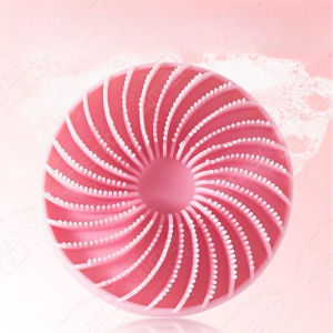 Exfoliating Double-sided Silicone Bath Brush 2-in-1 Shampoo Bath Brush Portable Skin Massage Brush