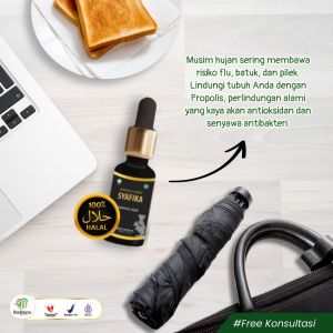 Propolis Asli Original Mint Syafika - Propolis Murni Untuk Kesehatan Dan Daya Tahan Tubuh