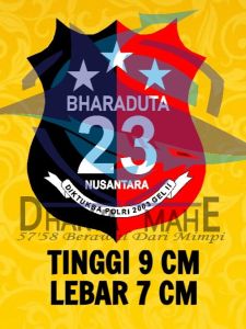 BHARADUTA Stiker Bharaduta stiker angkatan 23 stiker angkatan 23 bintara polri stiker polsek stiker polres stiker polda