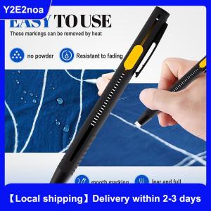 【Local shipping】 2 Pens+20 Premium Refills Chalk Pencil Patchwork Disappearing Fabric Marker Pens For DIY Craft Sewing Marking Chalk Sewing Accessories