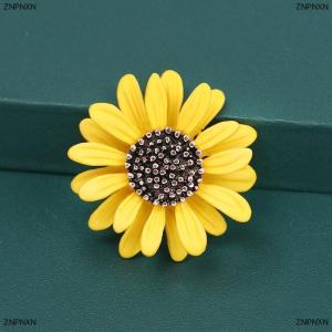 [COD] ZNPNXN Cute Sunflower Brooch Pins for Hijab Hats Dress or Bags Jewelry Accessories