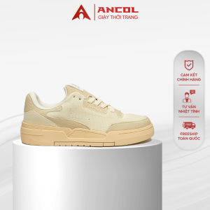 {Siêu cuối tháng} Giày sneaker thời trang Ancol Losofut Bravy cho Nam Nữ Size 39-43 chất liệu da bò thật 100% miếng lót giày Eva đế cao su tái chế êm chân có lỗ thoáng khí.