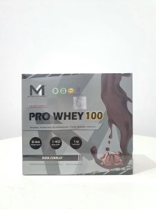 M1 PRO WHEY 100 Muscle First 600 gram 12 Sachet Whey Protein