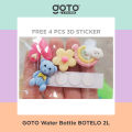 Goto Botelo Botol Motivasi Minum 2 Liter Bottle Tumblr Air Tanda Waktu. 