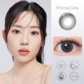 【New Arrivlas 14.2mm】Magister Contact Lens Graded(0.00~-6.00) Nils Brown Natural Pupil Dilation 1Pair(2Pcs) Graded Coloured Contact Lenses+Free Lens Case. 
