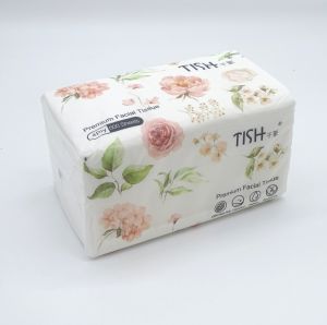 Tish White Toilet Paper Water Absorption Facial Tissue Durable Ultra Soft