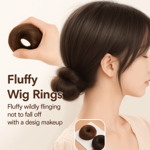 วิกผมทรงรังนก ทรงหัวบันฟูนุ่ม เพิ่มความเงางาม ปิดผมบาง ศีรษะล้าน วิกผมทรงหัวบันฟูนุ่ม