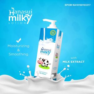 Hanasui Gluta Milky Lotion BPOM  Lotion Susu Pemutih Kulit  240ml
