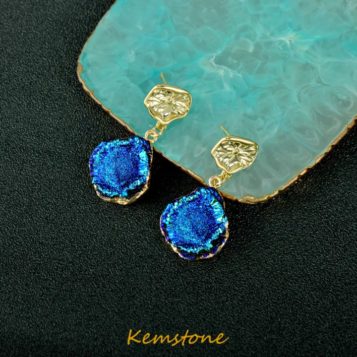 Kemstone%20Peacock%20Blue%20Anti-True%20Crystal%20Stone%20Drop%20Earrings%20for%20Women%20Fashion%20Jewelry%20-%20Image%204