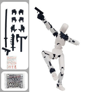 【New】Lucky 13 Action Figure Magnetic 3D Robot Toy Movable Figures Mechanical Style Movable Joints Toy